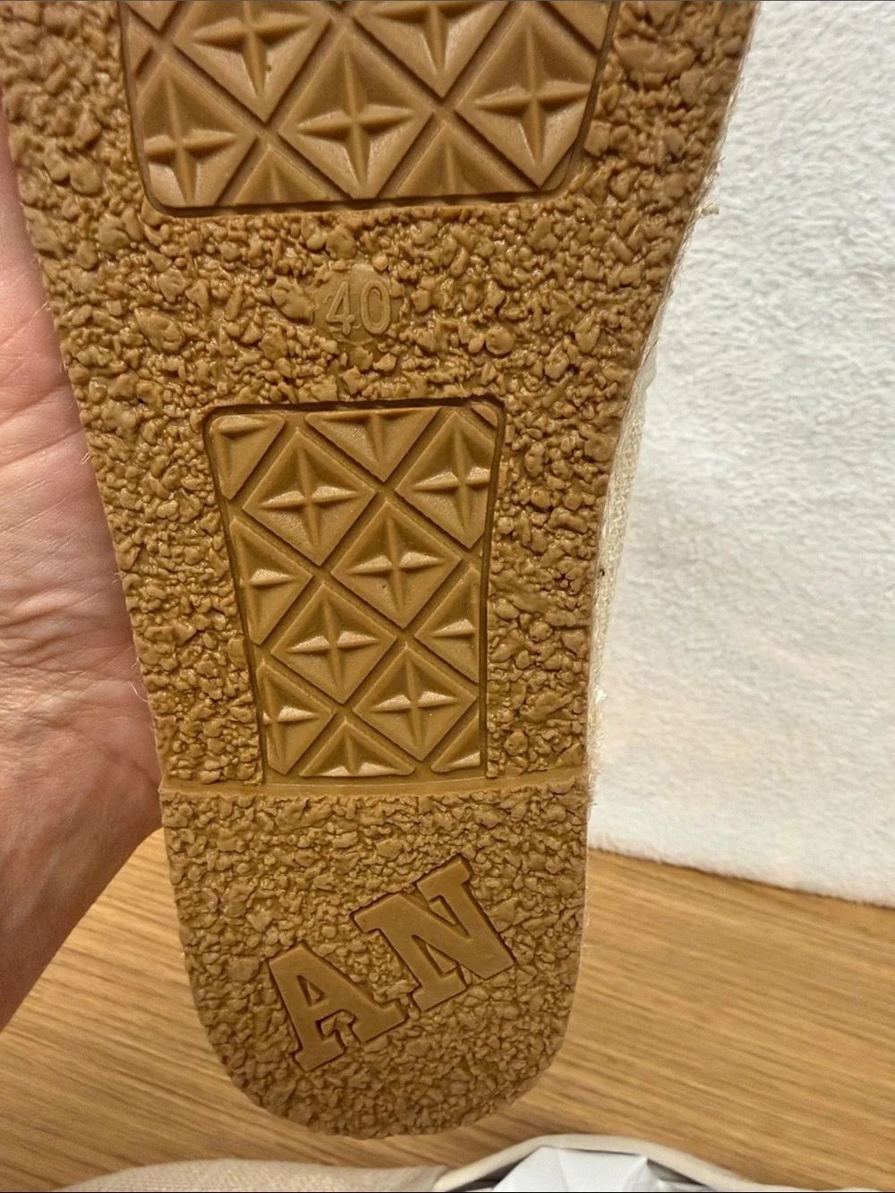 Casual Beige Espadrille Slip-On Shoes